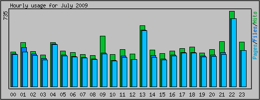 Hourly usage
